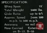 Standbild Remote gesteuerte TV Glide Bombe United States USA, 1944, aus Sekunde 25 historischem Filmmaterial Videoclip 65675036031