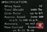 Standbild Remote gesteuerte TV Glide Bombe United States USA, 1944, aus Sekunde 36 historischem Filmmaterial Videoclip 65675036031