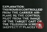Standbild Remote gesteuerte TV Glide Bombe United States USA, 1944, aus Sekunde 39 historischem Filmmaterial Videoclip 65675036031