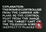Standbild Remote gesteuerte TV Glide Bombe United States USA, 1944, aus Sekunde 40 historischem Filmmaterial Videoclip 65675036031