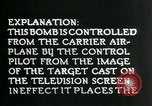 Standbild Remote gesteuerte TV Glide Bombe United States USA, 1944, aus Sekunde 44 historischem Filmmaterial Videoclip 65675036031