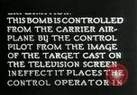 Standbild Remote gesteuerte TV Glide Bombe United States USA, 1944, aus Sekunde 46 historischem Filmmaterial Videoclip 65675036031