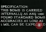 Standbild hohen Winkel steuerbare Bomben im Azimut nur United States USA, 1944, aus Sekunde 26 historischem Filmmaterial Videoclip 65675036032