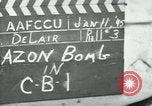 Image of Azon Bombs India, 1945, second 3 stock footage video 65675036038
