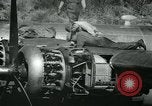 Image of B-24 bomber of US Army Air Force India, 1945, second 32 stock footage video 65675036039