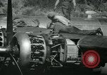 Image of B-24 bomber of US Army Air Force India, 1945, second 33 stock footage video 65675036039