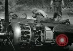 Image of B-24 bomber of US Army Air Force India, 1945, second 34 stock footage video 65675036039