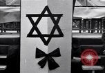 Image of Jewish U.S. Army Chaplain conducts services at Dachau concentration ca Dachau Germany, 1945, second 1 stock footage video 65675036082
