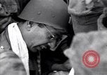 Image of Jewish U.S. Army Chaplain conducts services at Dachau concentration ca Dachau Germany, 1945, second 20 stock footage video 65675036082