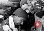 Image of Jewish U.S. Army Chaplain conducts services at Dachau concentration ca Dachau Germany, 1945, second 24 stock footage video 65675036082