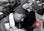 Image of Jewish U.S. Army Chaplain conducts services at Dachau concentration ca Dachau Germany, 1945, second 25 stock footage video 65675036082