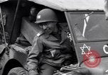 Image of Jewish U.S. Army Chaplain conducts services at Dachau concentration ca Dachau Germany, 1945, second 31 stock footage video 65675036082