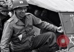 Image of Jewish U.S. Army Chaplain conducts services at Dachau concentration ca Dachau Germany, 1945, second 32 stock footage video 65675036082