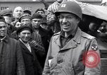 Image of Jewish U.S. Army Chaplain conducts services at Dachau concentration ca Dachau Germany, 1945, second 35 stock footage video 65675036082
