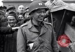 Image of Jewish U.S. Army Chaplain conducts services at Dachau concentration ca Dachau Germany, 1945, second 36 stock footage video 65675036082