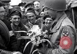 Image of Jewish U.S. Army Chaplain conducts services at Dachau concentration ca Dachau Germany, 1945, second 40 stock footage video 65675036082