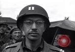 Image of Jewish U.S. Army Chaplain conducts services at Dachau concentration ca Dachau Germany, 1945, second 49 stock footage video 65675036082