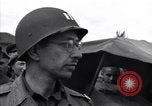 Image of Jewish U.S. Army Chaplain conducts services at Dachau concentration ca Dachau Germany, 1945, second 52 stock footage video 65675036082