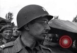 Image of Jewish U.S. Army Chaplain conducts services at Dachau concentration ca Dachau Germany, 1945, second 54 stock footage video 65675036082