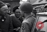 Image of Jewish U.S. Army Chaplain conducts services at Dachau concentration ca Dachau Germany, 1945, second 60 stock footage video 65675036082