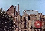Image of damaged buildings Leipzig Germany, 1945, second 4 stock footage video 65675036094