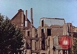 Image of damaged buildings Leipzig Germany, 1945, second 5 stock footage video 65675036094