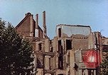 Image of damaged buildings Leipzig Germany, 1945, second 17 stock footage video 65675036094