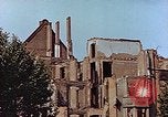 Image of damaged buildings Leipzig Germany, 1945, second 19 stock footage video 65675036094