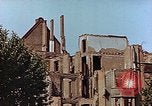 Image of damaged buildings Leipzig Germany, 1945, second 34 stock footage video 65675036094