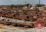 Image of destroyed marshaling yard Cologne Germany, 1945, second 15 stock footage video 65675036096