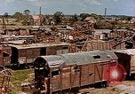 Image of destroyed marshaling yard Cologne Germany, 1945, second 38 stock footage video 65675036096