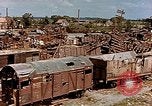 Image of destroyed marshaling yard Cologne Germany, 1945, second 41 stock footage video 65675036096