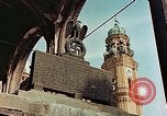 Image of damaged Church of Two Towers Munich Germany, 1945, second 4 stock footage video 65675036113