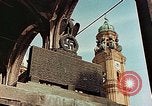 Image of damaged Church of Two Towers Munich Germany, 1945, second 11 stock footage video 65675036113