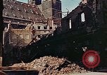 Image of damaged Church of Two Towers Munich Germany, 1945, second 36 stock footage video 65675036113