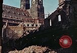 Image of damaged Church of Two Towers Munich Germany, 1945, second 41 stock footage video 65675036113