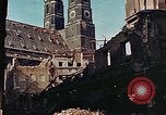 Image of damaged Church of Two Towers Munich Germany, 1945, second 43 stock footage video 65675036113