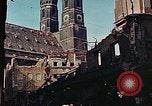 Image of damaged Church of Two Towers Munich Germany, 1945, second 44 stock footage video 65675036113