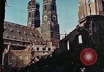 Image of damaged Church of Two Towers Munich Germany, 1945, second 46 stock footage video 65675036113