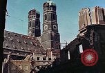 Image of damaged Church of Two Towers Munich Germany, 1945, second 49 stock footage video 65675036113