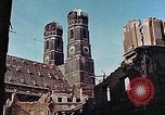 Image of damaged Church of Two Towers Munich Germany, 1945, second 51 stock footage video 65675036113