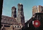 Image of damaged Church of Two Towers Munich Germany, 1945, second 52 stock footage video 65675036113