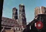 Image of damaged Church of Two Towers Munich Germany, 1945, second 53 stock footage video 65675036113