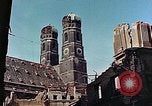 Image of damaged Church of Two Towers Munich Germany, 1945, second 54 stock footage video 65675036113