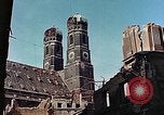 Image of damaged Church of Two Towers Munich Germany, 1945, second 55 stock footage video 65675036113