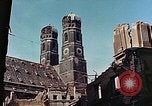 Image of damaged Church of Two Towers Munich Germany, 1945, second 56 stock footage video 65675036113