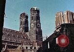 Image of damaged Church of Two Towers Munich Germany, 1945, second 58 stock footage video 65675036113