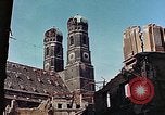 Image of damaged Church of Two Towers Munich Germany, 1945, second 59 stock footage video 65675036113