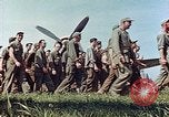 Standbild Personal von 362 Fighter vorbei Kamera Illesheim Deutschland, 1945, aus Sekunde 45 historischem Filmmaterial Videoclip 65675036115
