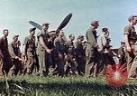 Standbild Personal von 362 Fighter vorbei Kamera Illesheim Deutschland, 1945, aus Sekunde 46 historischem Filmmaterial Videoclip 65675036115